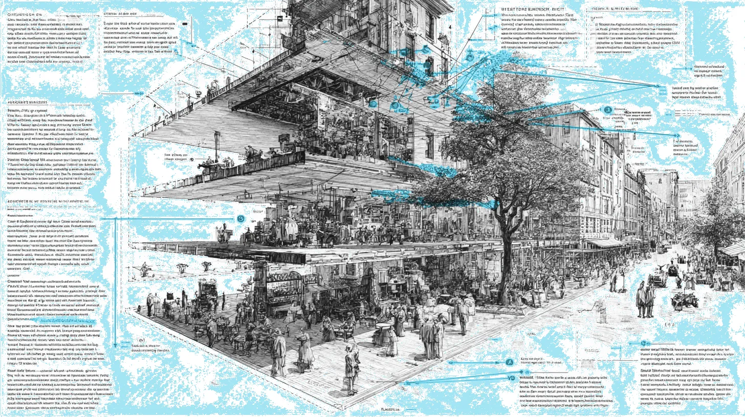 An exploded-view technical diagram of a deepfake detection engine showing preprocessing, neural network layers, and confidence scoring