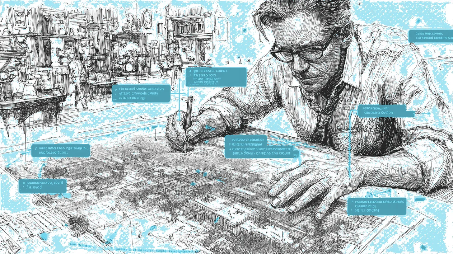 Two architectural blueprints side by side showing media-first versus data-first detection architectures
