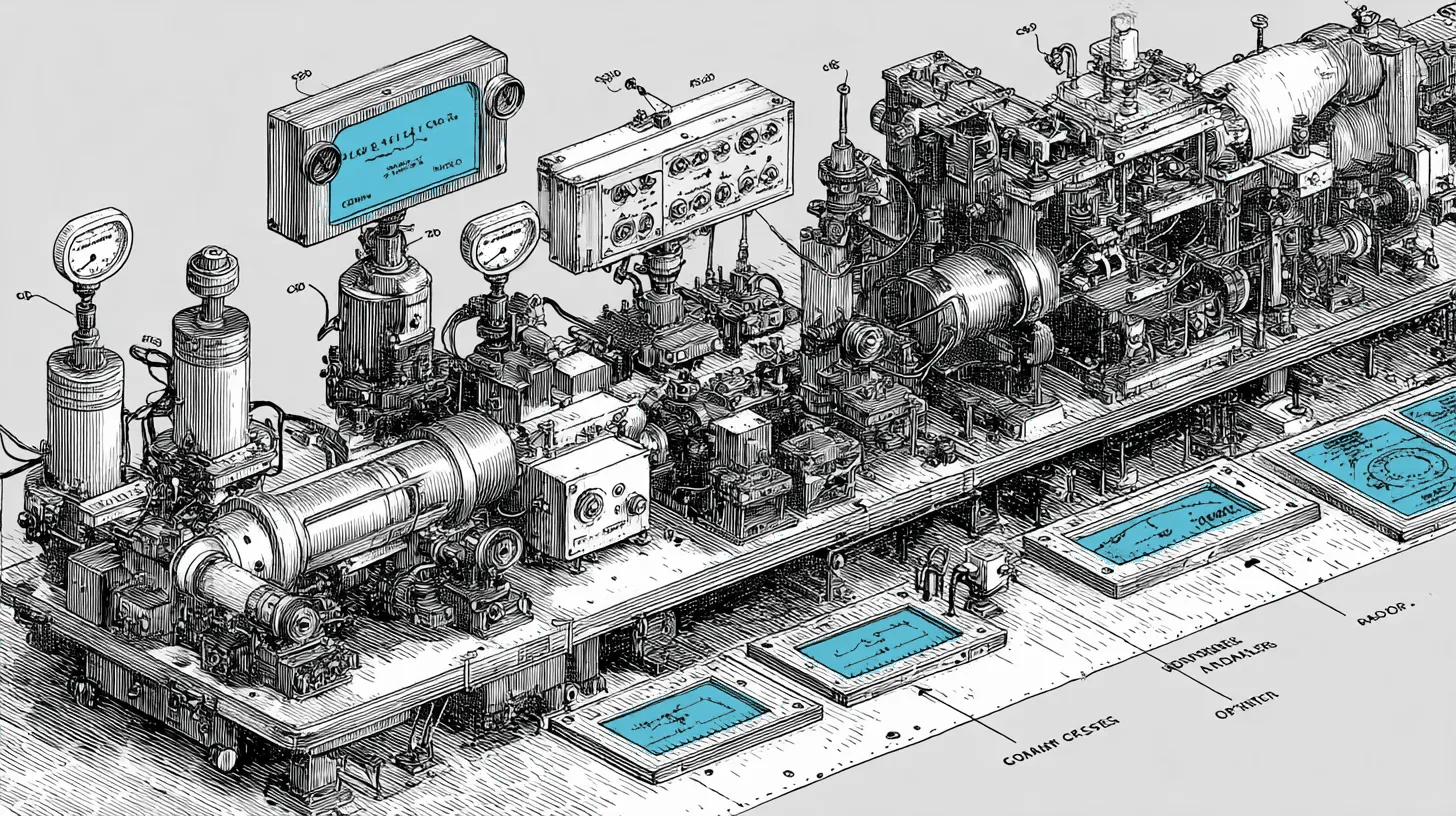 A technical teardown of a voice cloning detection system as an exploded mechanical diagram with analysis modules
